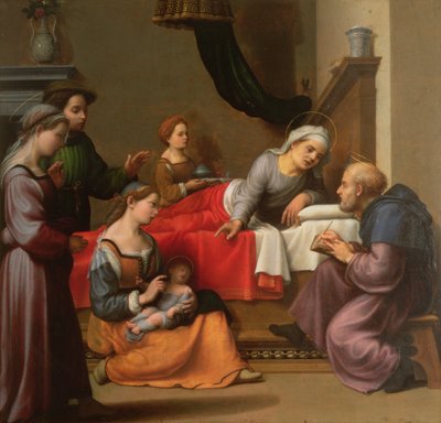 El nacimiento de San Juan Bautista de Giuliano Bugiardini